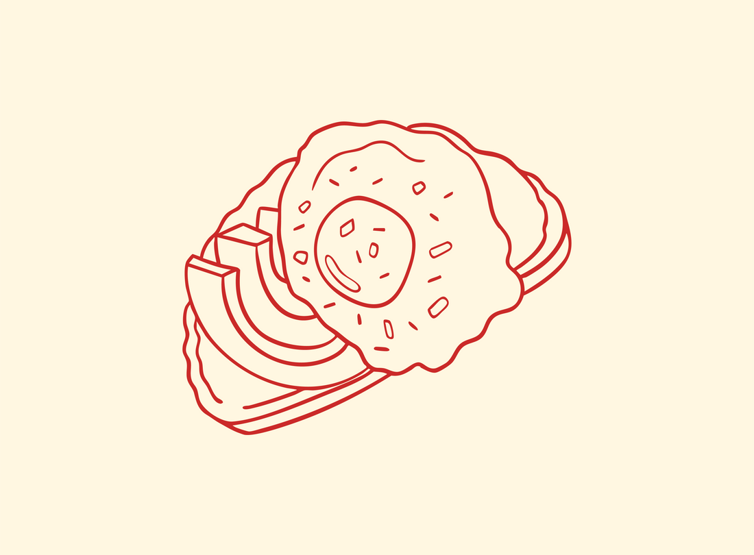 Kimchi Egg Avocado Toast