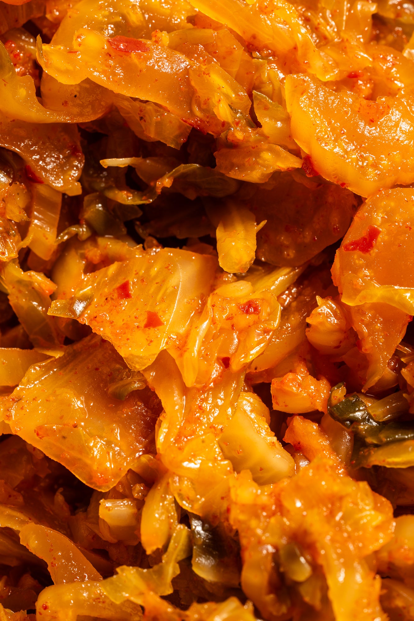 Spicy Cauliflower Leaf Kimchi